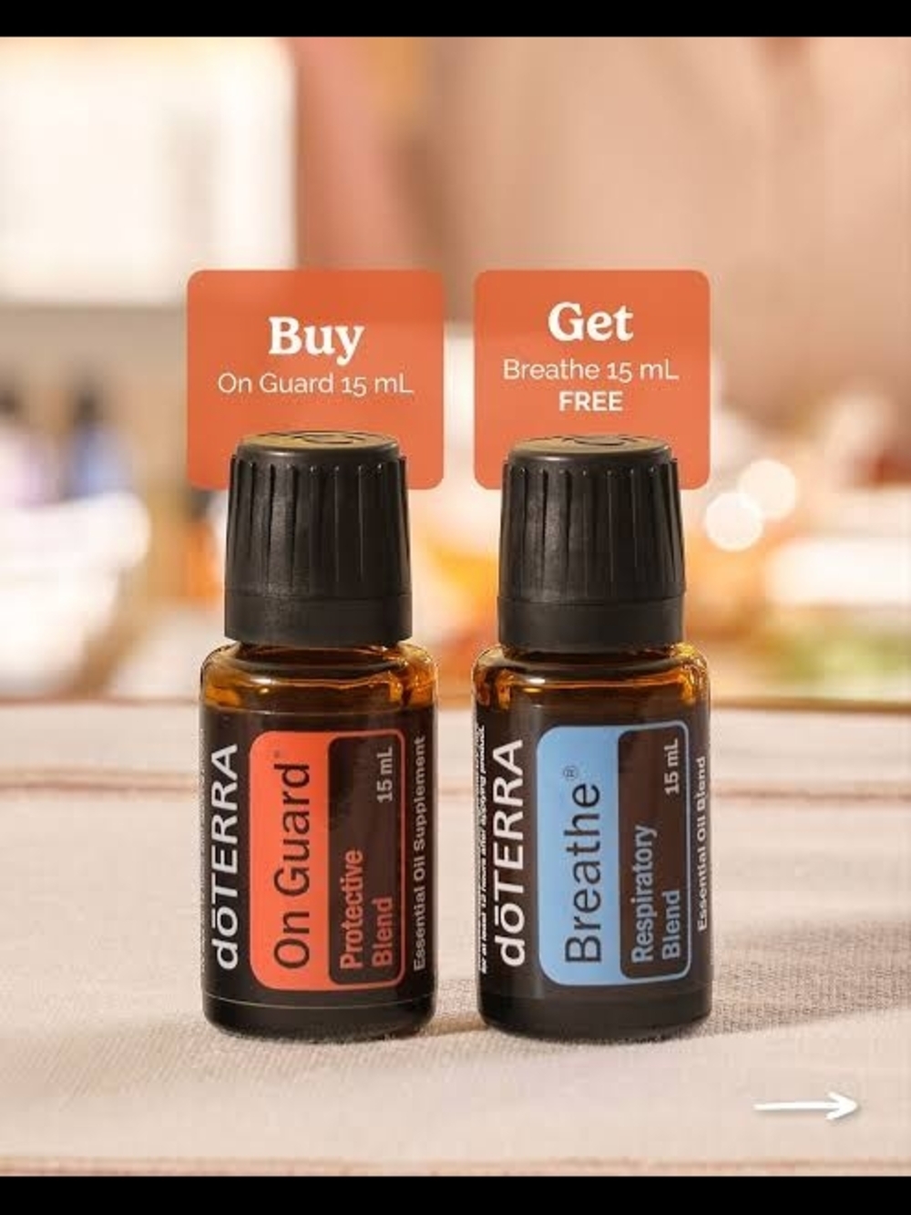 Doterra On Guard & Breathe Essential Oil Duo - Bogo